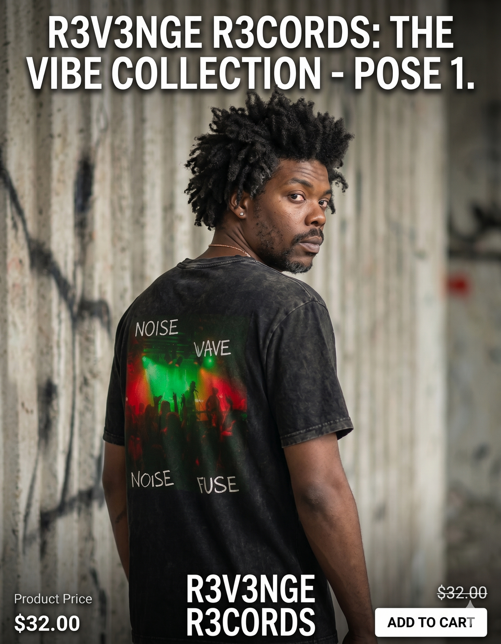 R3V3NGE R3CORDS: Rock Noise/Vibe Collection Tee